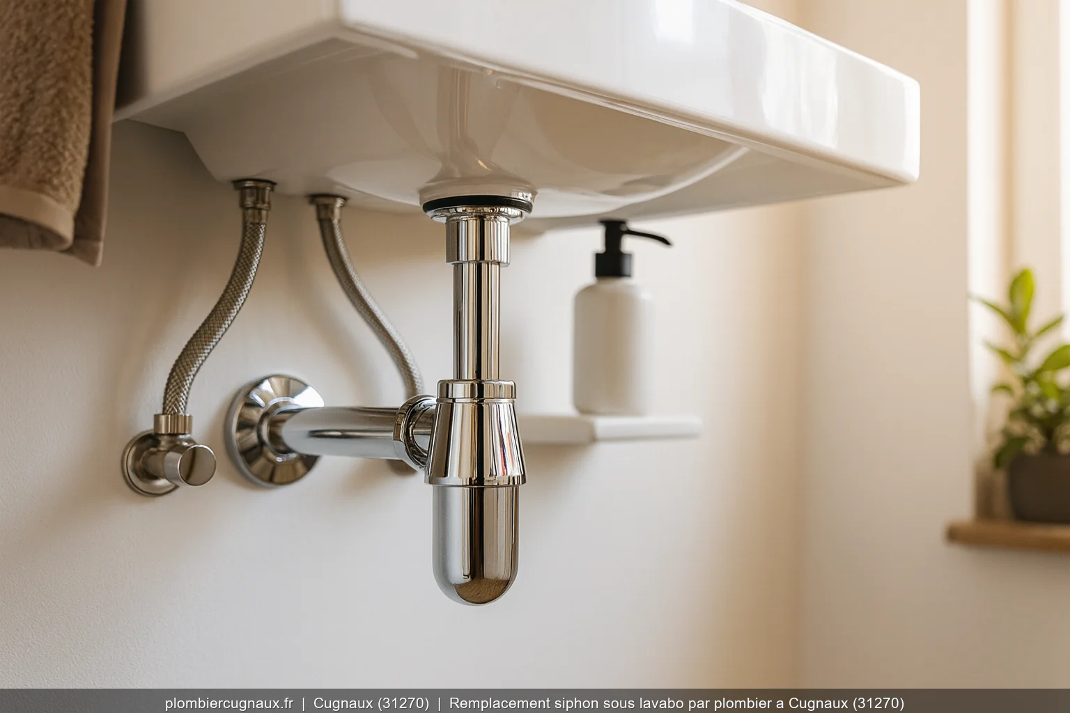 Remplacement de siphon a Cugnaux