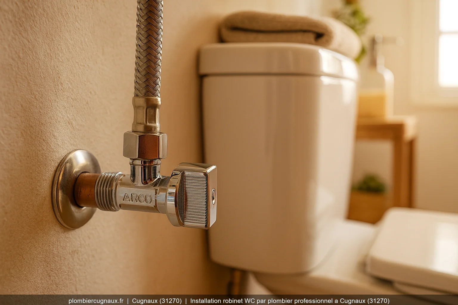 Robinet de WC a Cugnaux